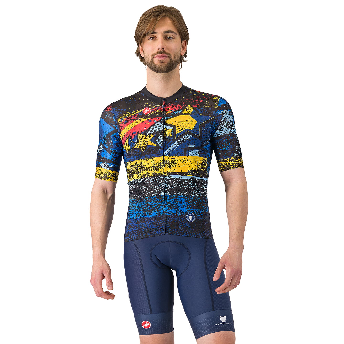 SOUDAL QUICK- STEP WOLFPACK Merlier Rocket Set (fietsshirt + fietsbroek) set (2