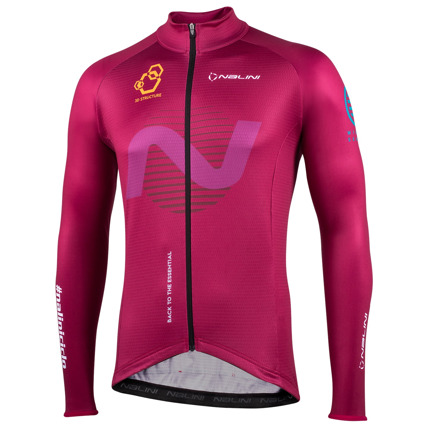 NALINI New Warm Long Sleeve Jersey, for men, size L, Cycling jersey, Cycling clothing