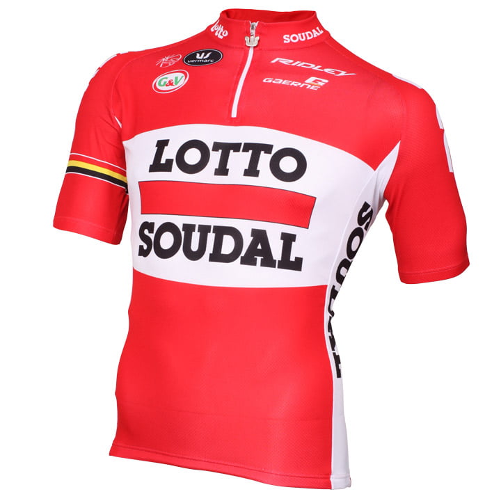 LOTTO SOUDAL 2015 fietsshirt met korte mouwen, voor heren