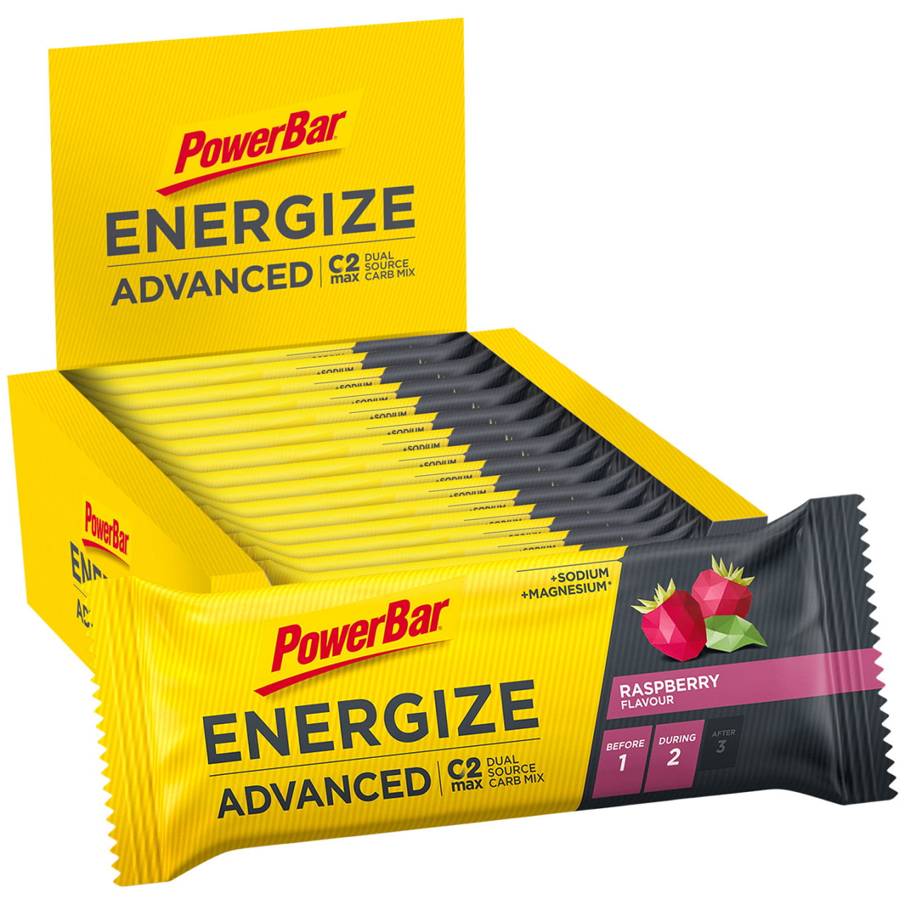 Energize Advanced Bar Choco Raspberry 15 units/box