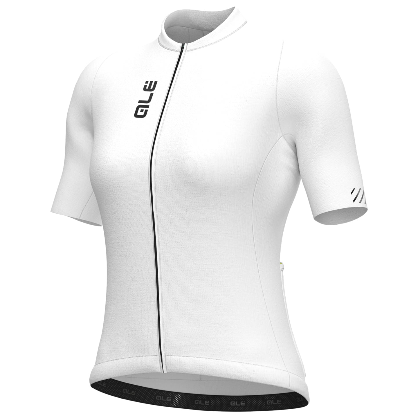 ALÉ met korte mouwen Color Block damesfietsshirt, Maat L, Fietsshirt,