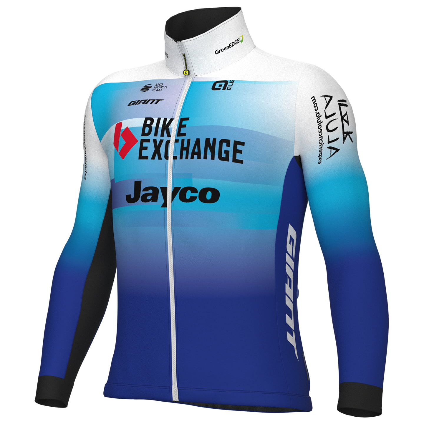 TEAM BIKEEXCHANGE-JAYCO 2022 Thermal Jacket, for men, size S, Winter jacket, Cycling clothing