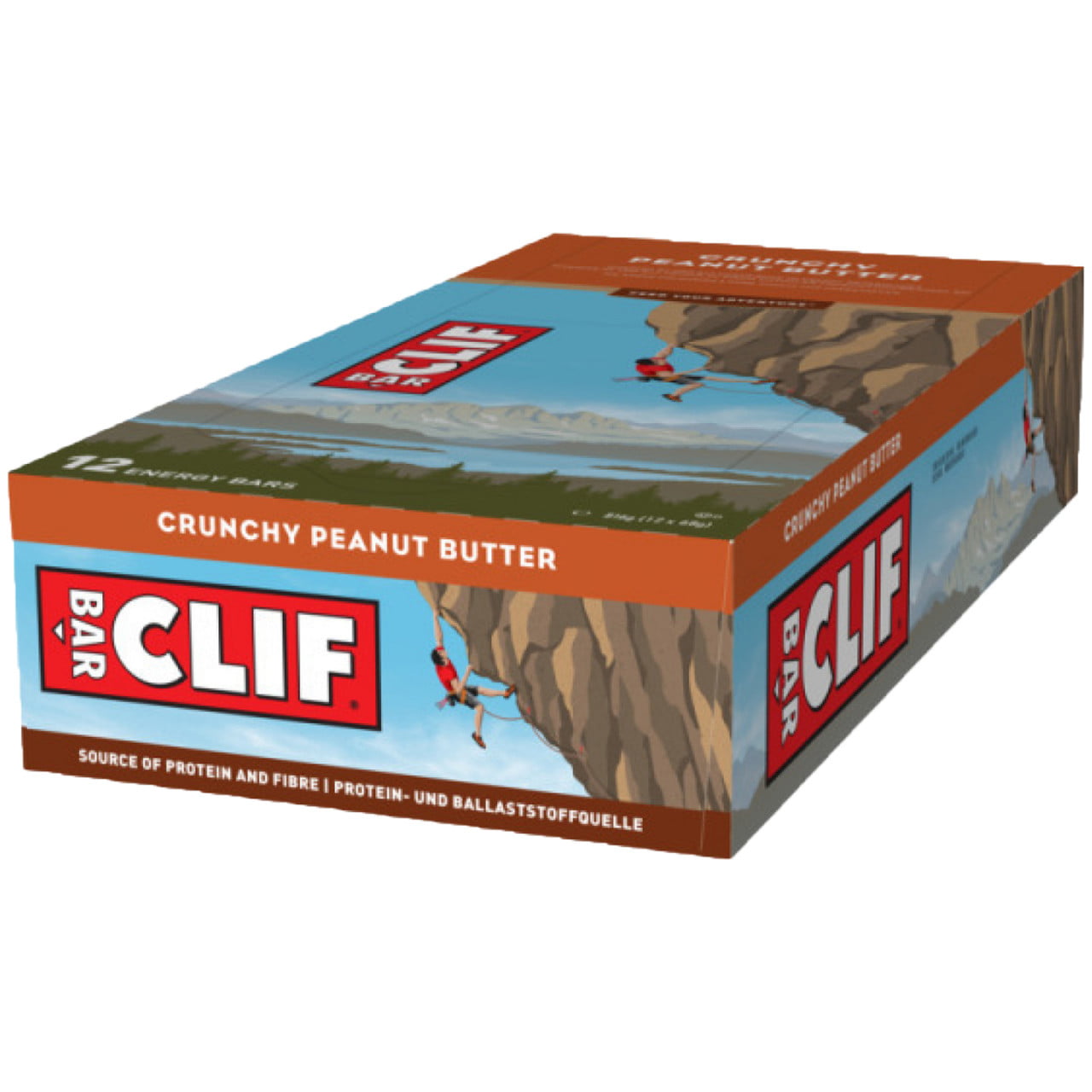 Barre énergétique CLIF beurre de cacahuète 12 pièces/carton