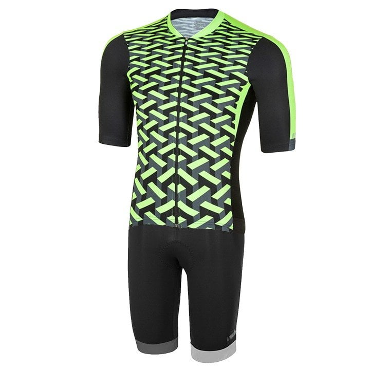 RH+ Vertigo Set (cycling jersey + cycling shorts), for men