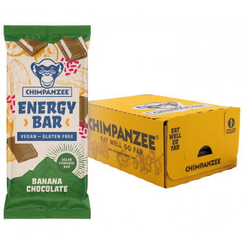 Barrita energética Banana & Chocolate 15 uds./caja CHIMPANZEE Barrita energética Banana & Chocolate 15 uds./caja