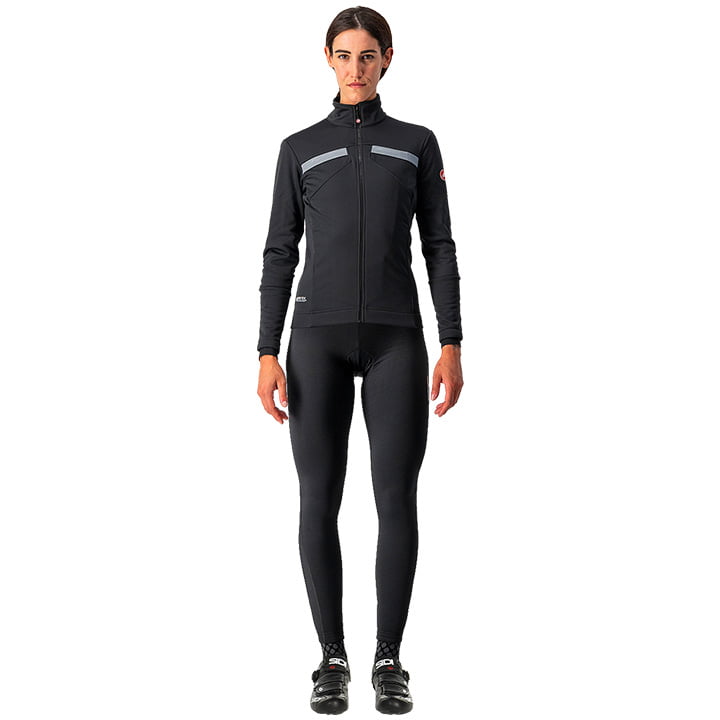 CASTELLI Dinamica Dames set (winter fietsjack + lange koersbroek) dames set (2 a