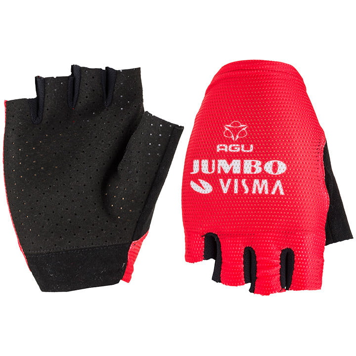 liefde Birma Terugspoelen TEAM JUMBO-VISMA Handschoenen La Vuelta 2021 rood