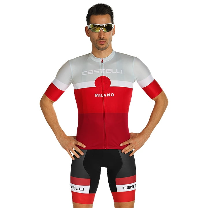 CASTELLI Milano Set (fietsshirt + fietsbroek) set (2 artikelen), voor heren