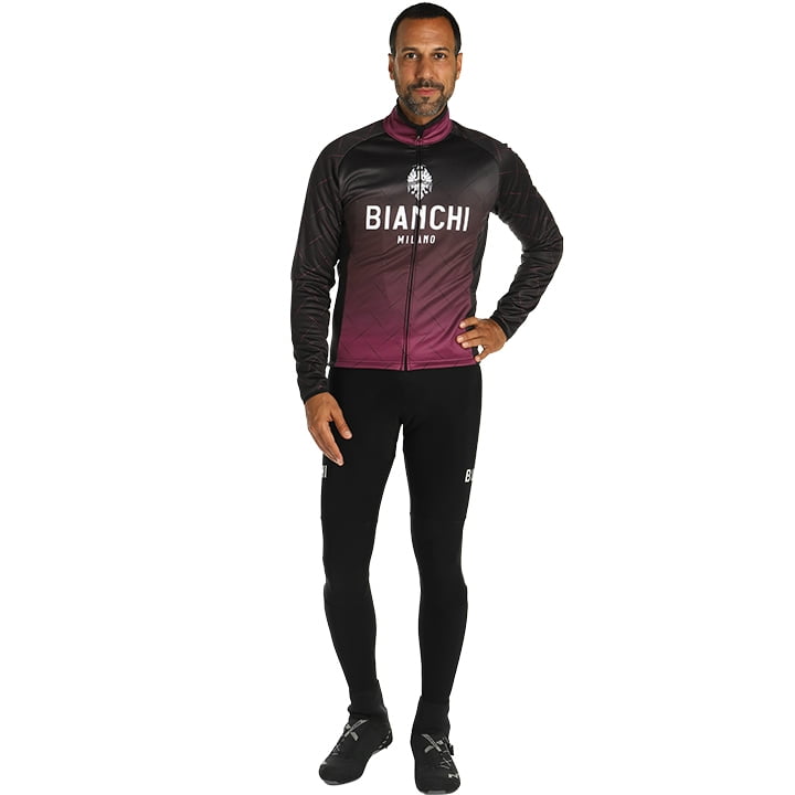 BIANCHI MILANO Traona Set (winter fietsjack + lange koersbroek) set (2 artikelen