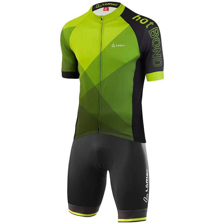 LÖFFLER Hotbond Set (fietsshirt + fietsbroek) set (2 artikelen), voor heren
