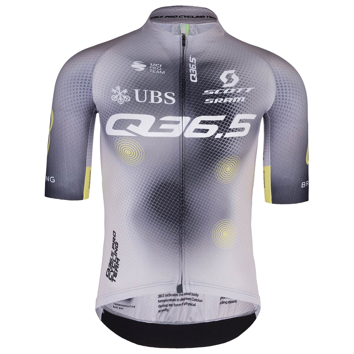 Q36.5 PRO CYCLING TEAM 2023 Short Sleeve Jersey, for men, size L, Cycling shirt, Cycle clothing