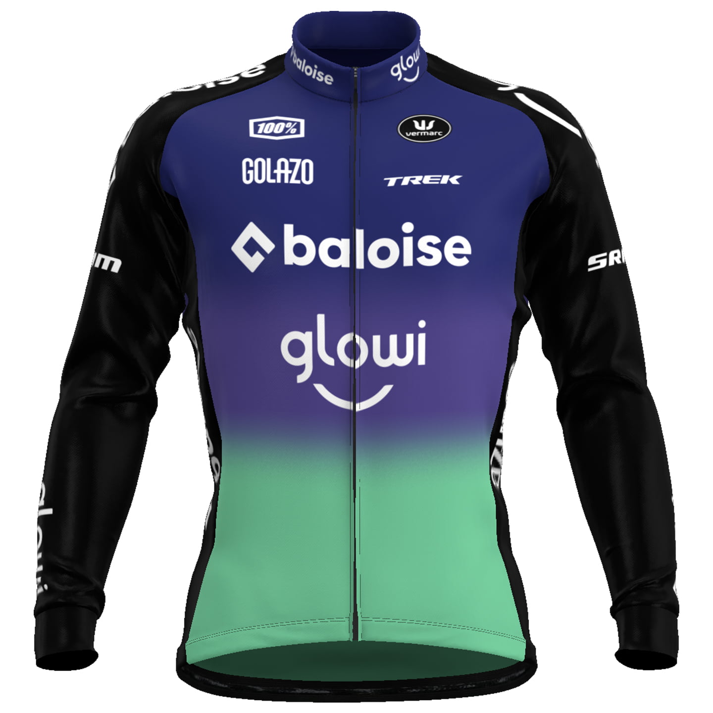BALOISE GLOWI LIONS 2025 fietsshirt met lange mouwen, voor heren, Maat 2XL,