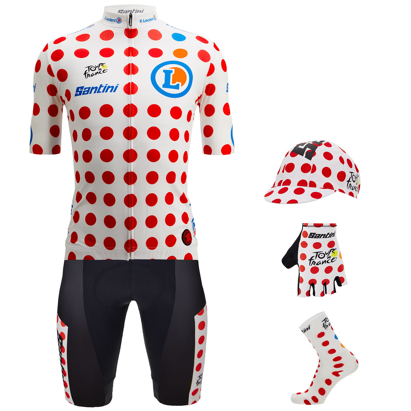 TOUR DE FRANCE 2024 Maxi-Set (5 stukken) maxiset (5 artikelen), voor heren,