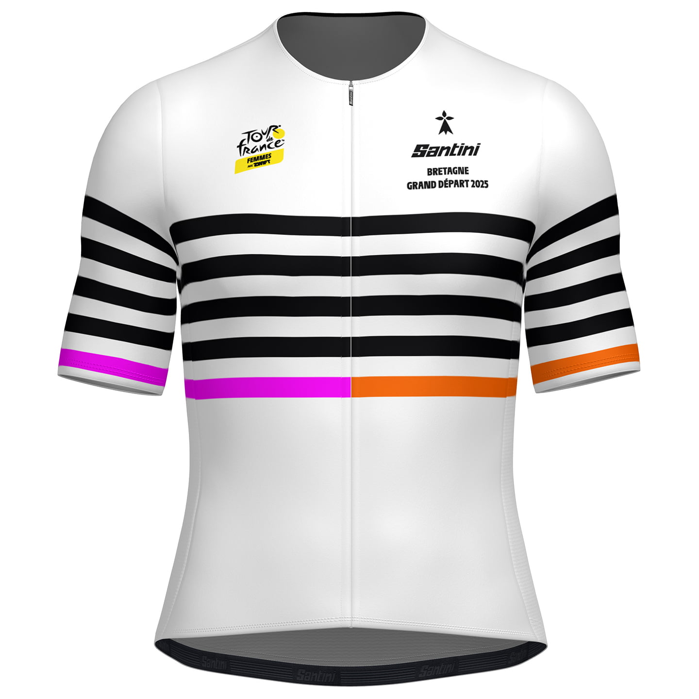TOUR DE FRANCE Betragne 2025 fietsshirt met korte mouwen, voor heren, Maat 2XL,