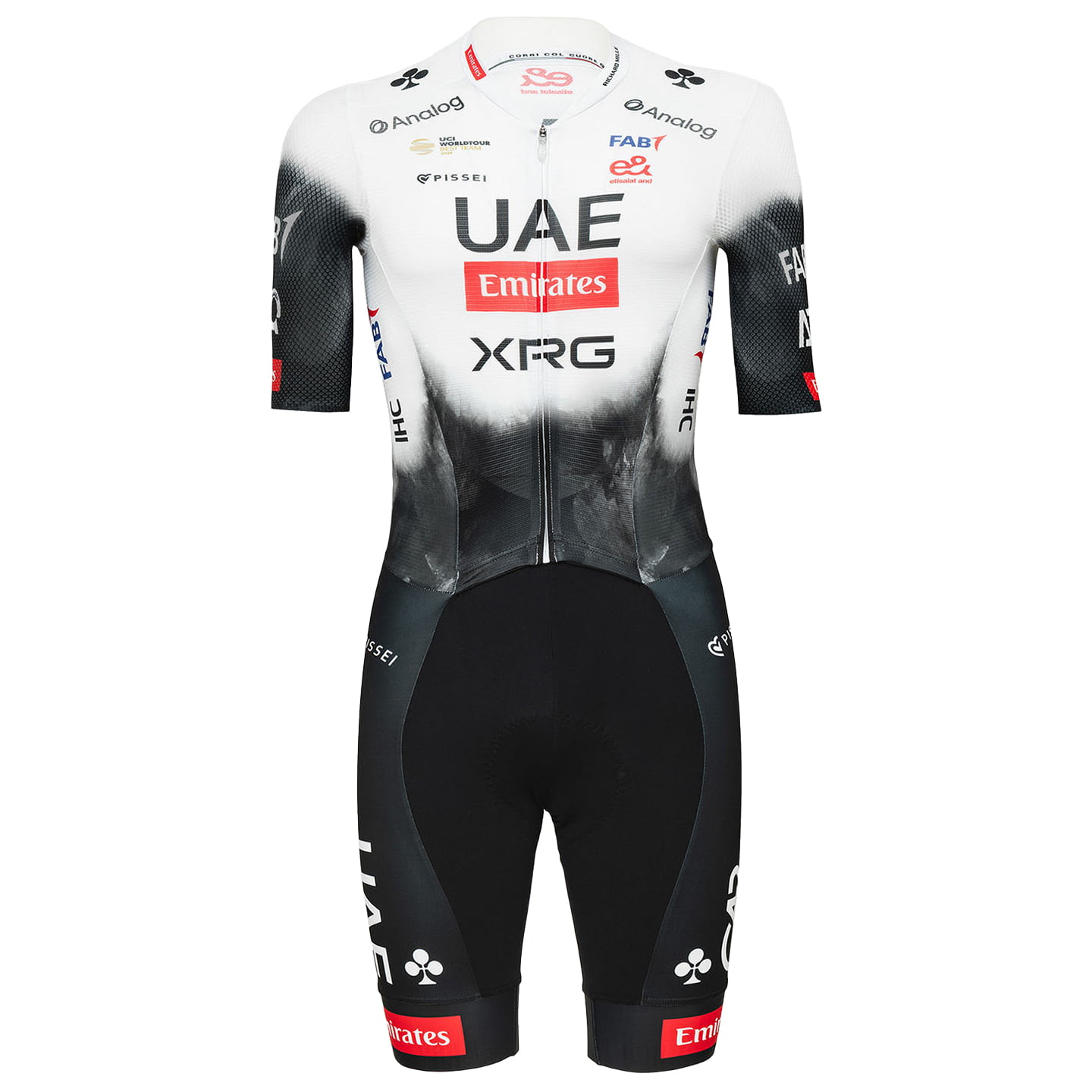 UAE TEAM EMIRATES - XRG RACEBODY 2025 racebody, voor heren, Maat L, Fietsbody,