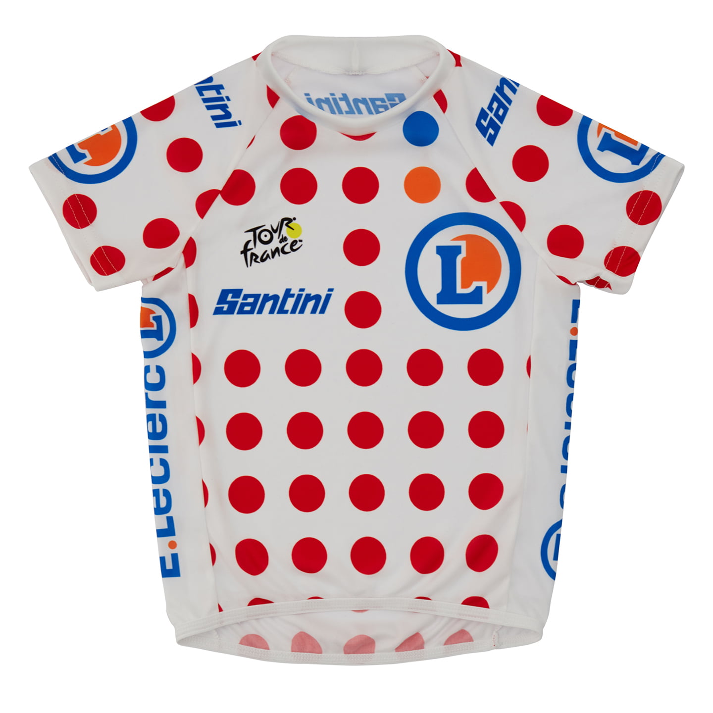TOUR DE FRANCE Kindershirt bolletjestrui 2025 t-shirt