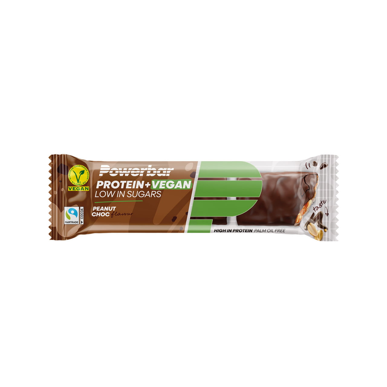 Protéines+ vegan Faible teneur en sucres Peanut Chocolate 12 St.