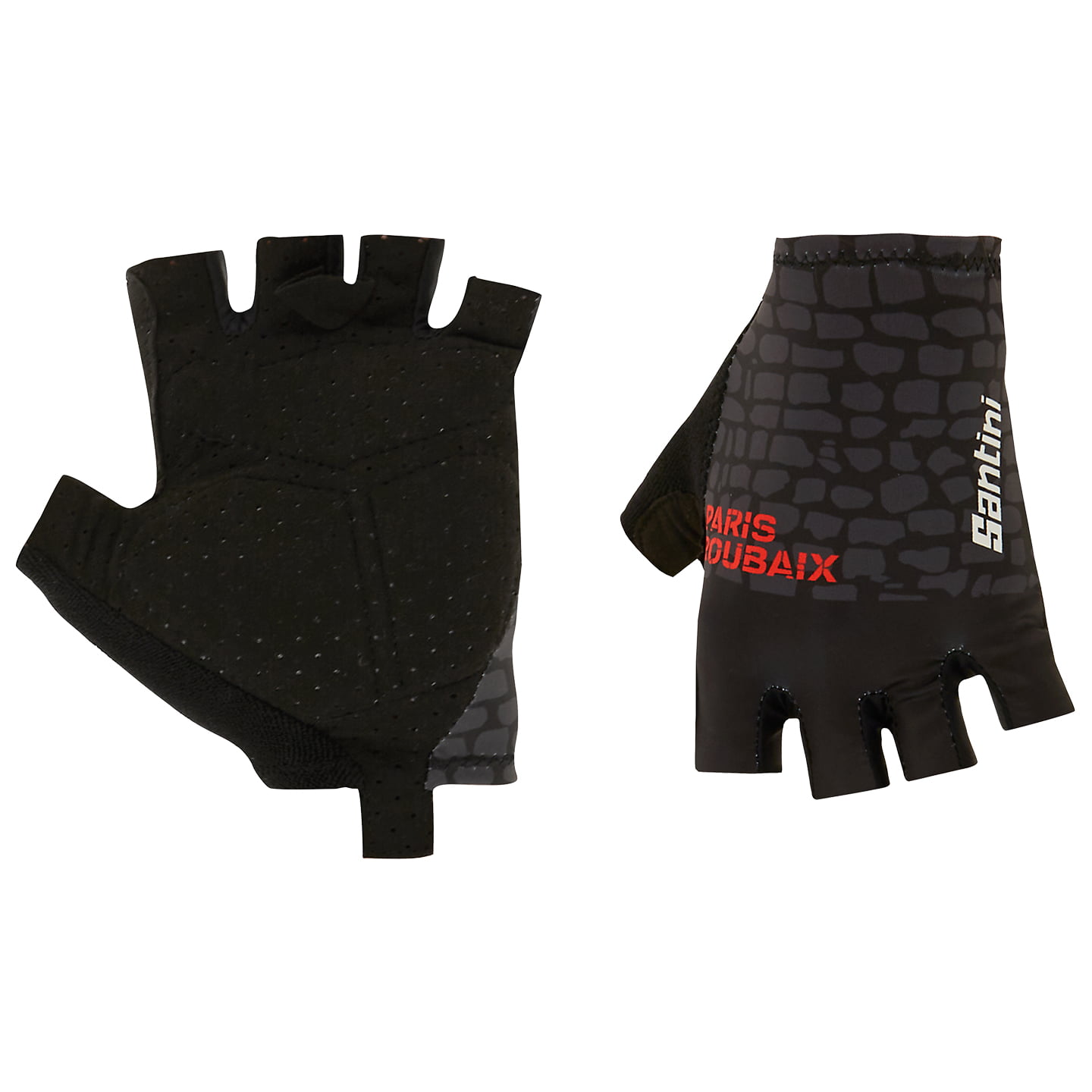 SANTINI Paris-Roubaix 2023 Cycling Gloves, for men, size S, Cycling gloves, Cycling clothing