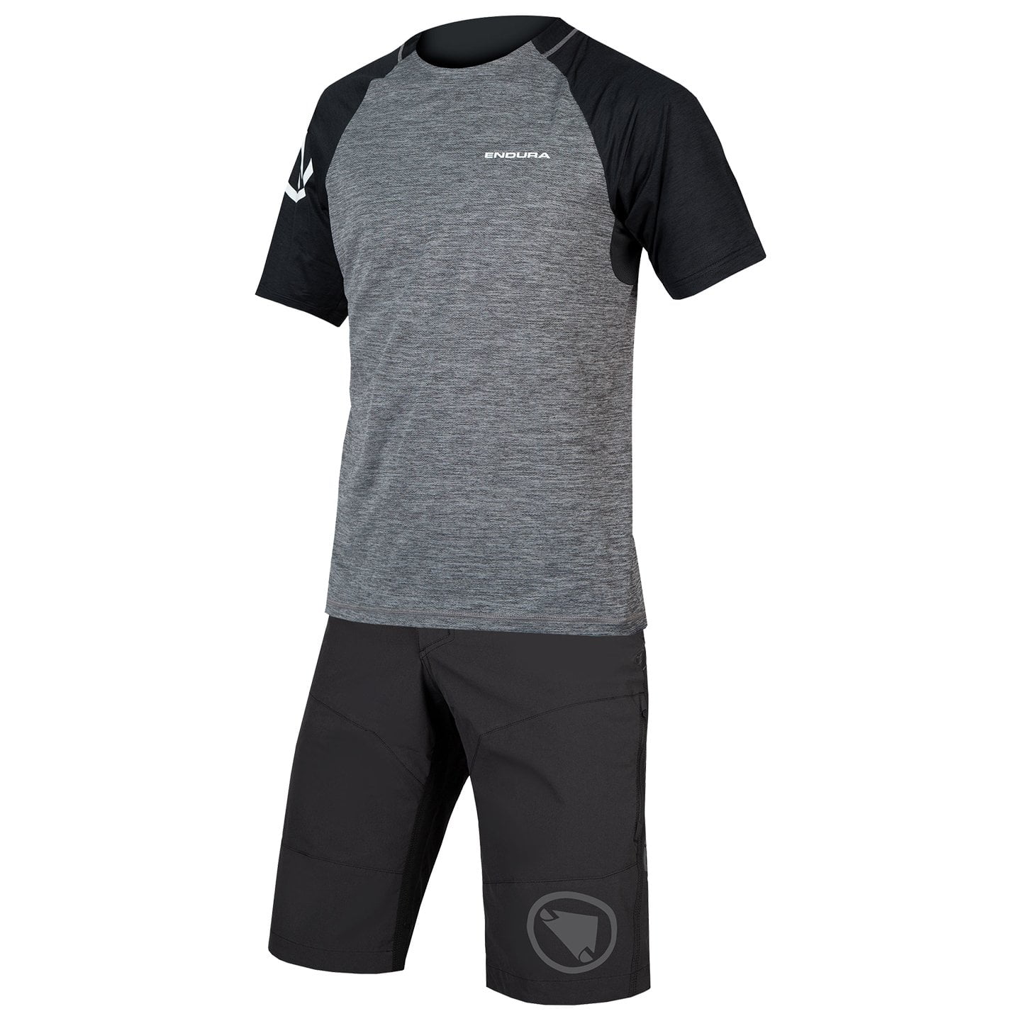 ENDURA Singletrack Set (fietsshirt + fietsbroek) set (2 artikelen), voor heren