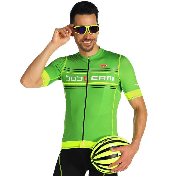 Cycling jersey, BOBTEAM Scatto Short Sleeve Jersey, for men, size 3XL, Cycle clothing