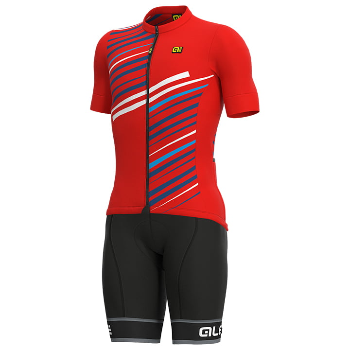 ALÉ Flash Set (fietsshirt + fietsbroek) set (2 artikelen), voor heren