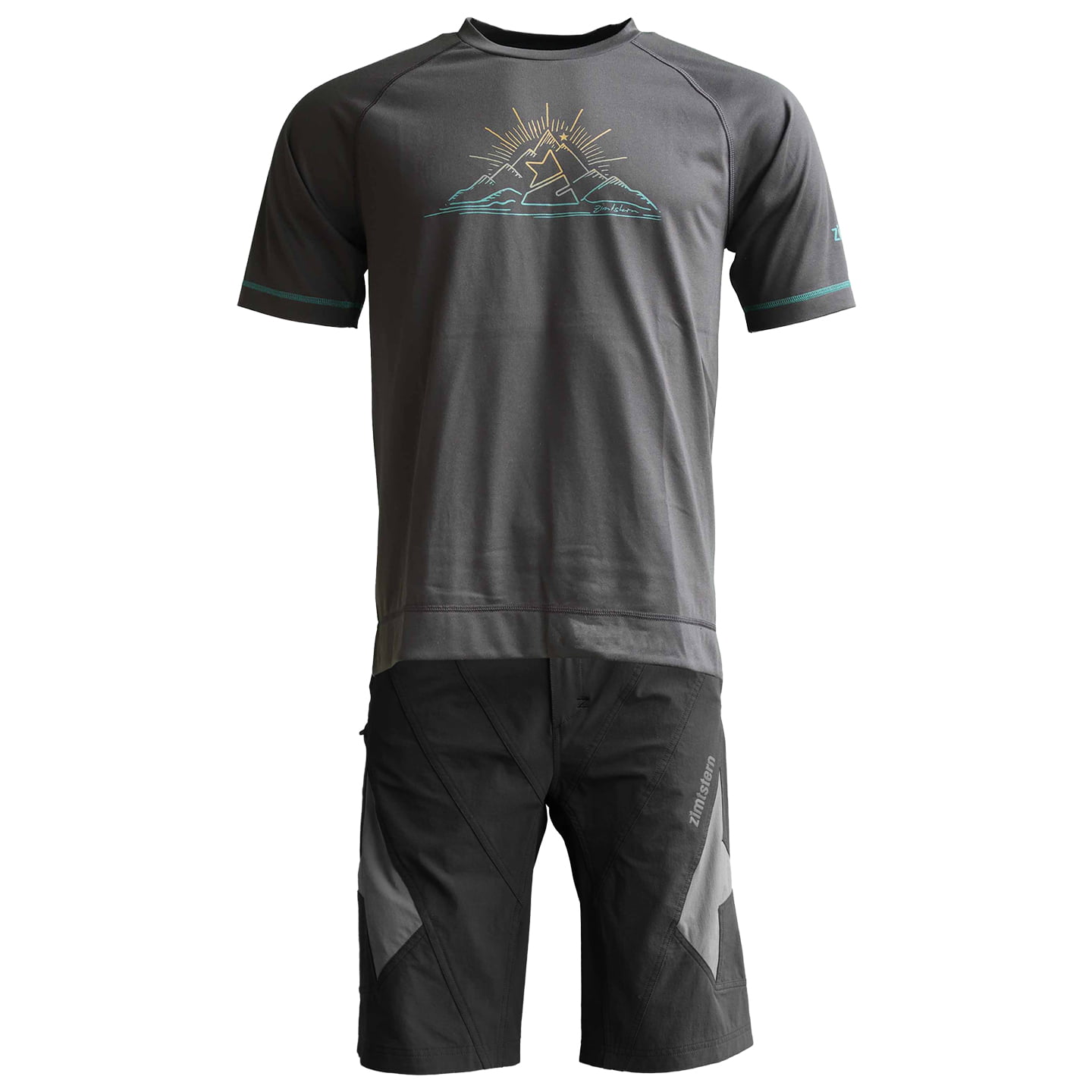 ZIMTSTERN PureFlowz Eco Set (fietsshirt + fietsbroek) set (2 artikelen), voor