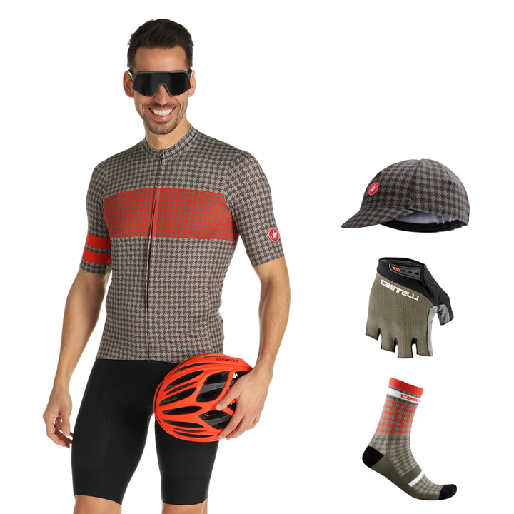 CASTELLI Maison Maxi-Set (5 stukken) maxiset (5 artikelen), voor heren, Wielerkl