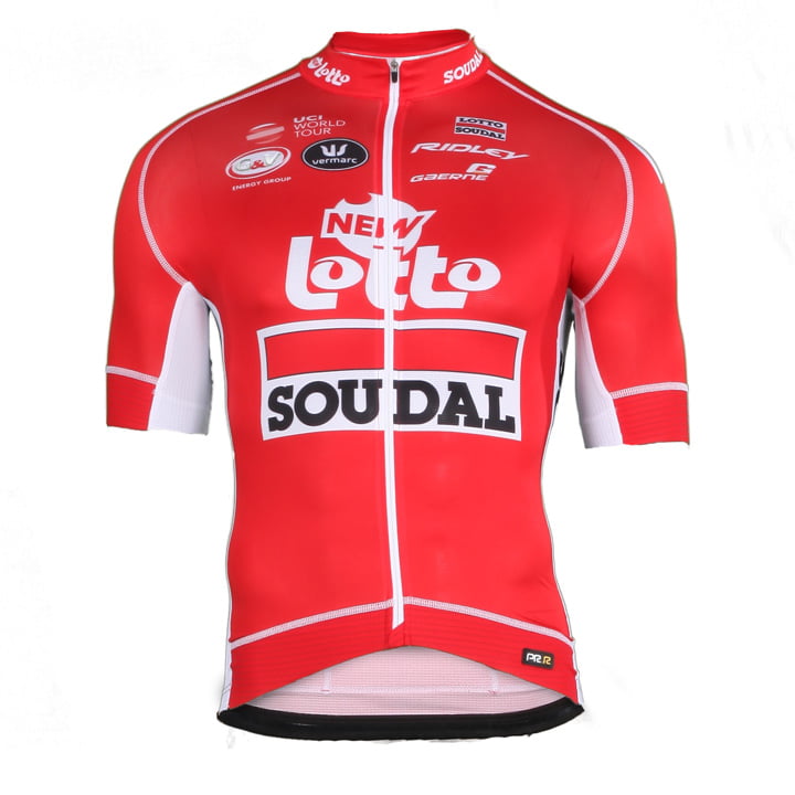 LOTTO SOUDAL Tour de France PRR 2018 Short Sleeve Jersey Short Sleeve Jersey, for men, size 2XL, Cycle shirt, Bike gear