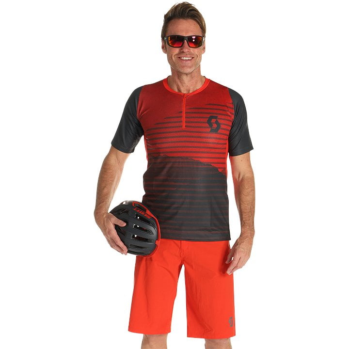 SCOTT Trail Vertic Zip Set (fietsshirt + fietsbroek) set (2 artikelen), voor her