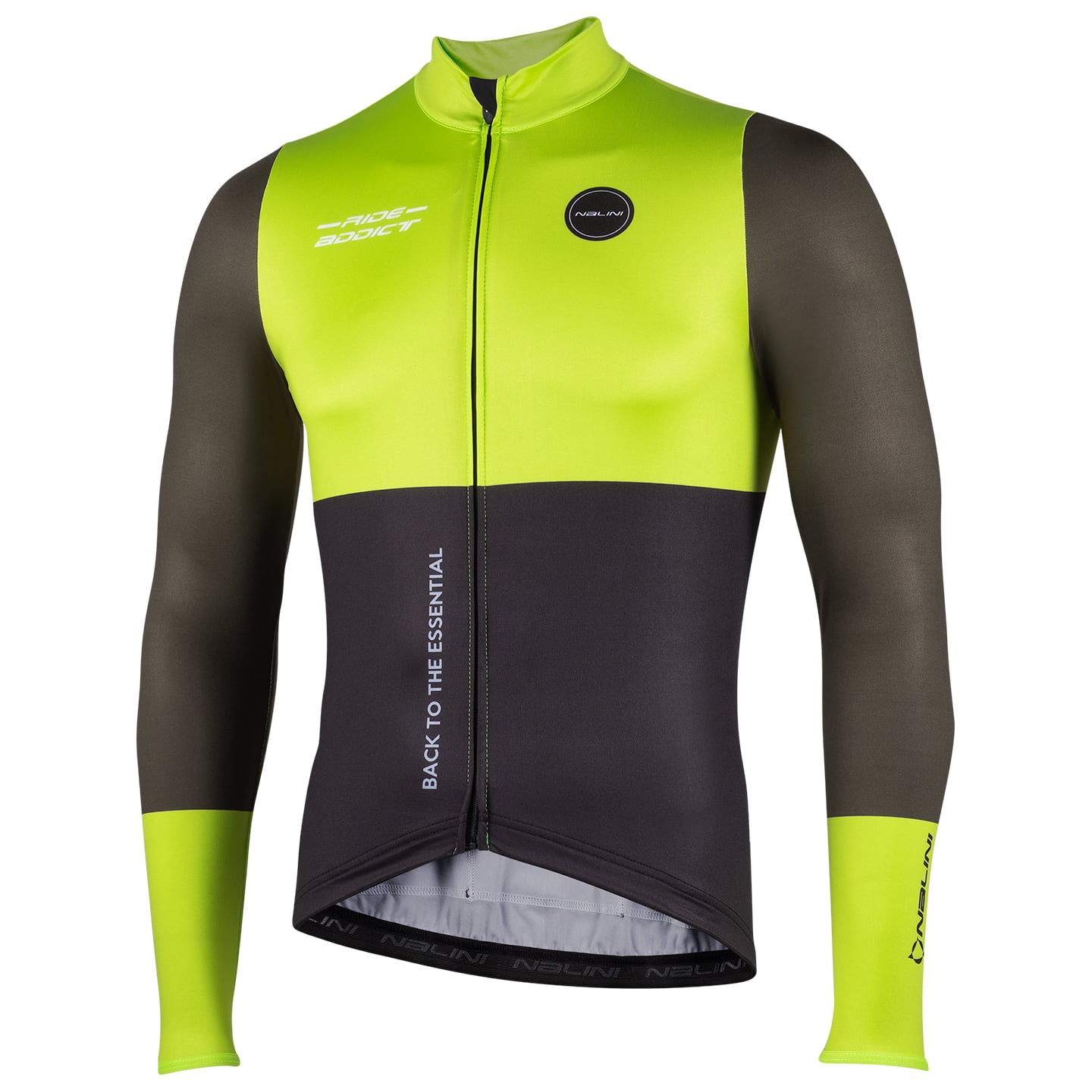 NALINI long sleeve jersey Warm Fit Long Sleeve Jersey, for men, size L, Cycling jersey, Cycling clothing