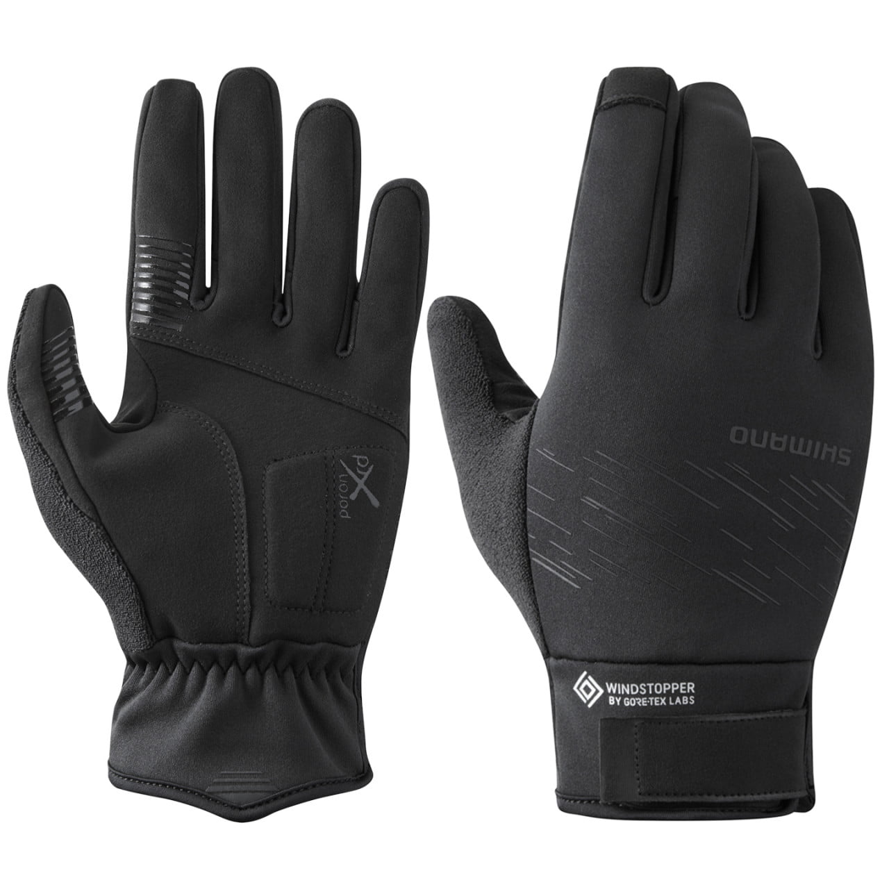 SHIMANO Women s Winter Cycling Gloves Windstopper Insulated black