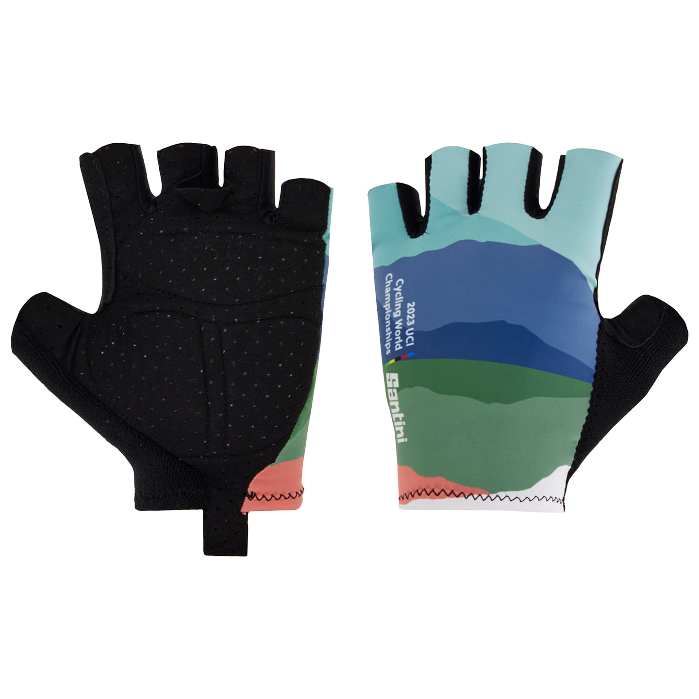 UCI WORLD CHAMPIONSHIP GLASGOW Gloves Cloudscape 2023 Cycling Gloves, for men, size L, Cycling gloves, Bike gear