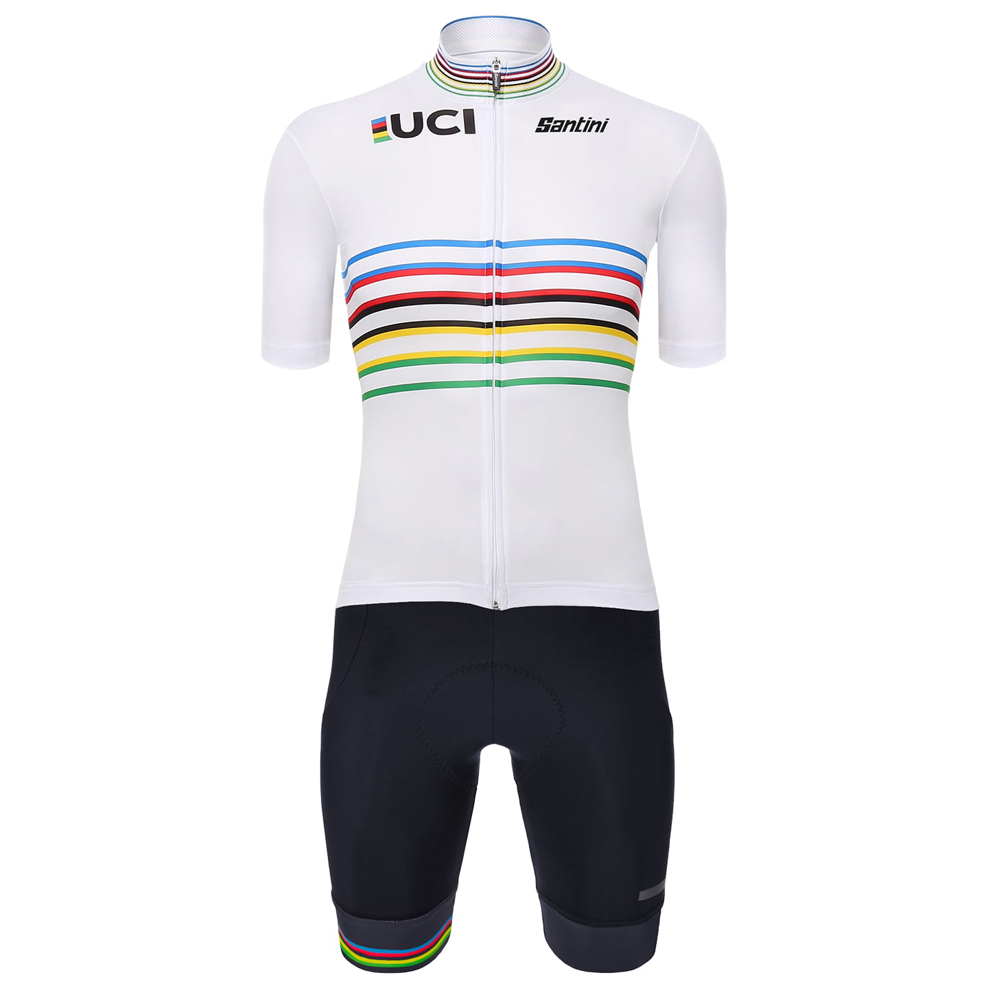 UCI WORLD CHAMPION MASTERS 2025 Set (fietsshirt + fietsbroek) set (2 artikelen),