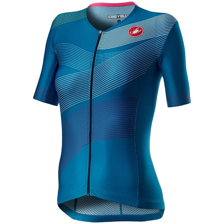 CASTELLI Dames Tri Suit Free Speed 2 dames triathlontop, Maat M, Triathlon shirt