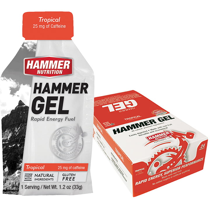 HAMMER NUTRITION Gel Tropical 24 STUKS/DOOS, Sportgel, Prestatievoeding