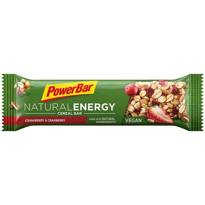Barre énergétique Natural Energy Cereal Strawberry Cranberry 18 pièces/boîte