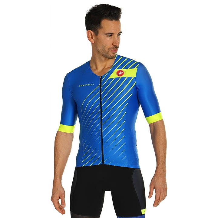 CASTELLI Free Speed 2 Tri Shirt, for men, size M, Triathlon singlet, Triathlon clothes