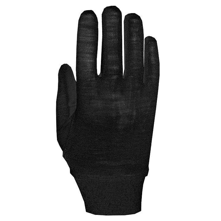 Merino black Liner Gloves, for men, size S, Cycling gloves, Cycling clothing