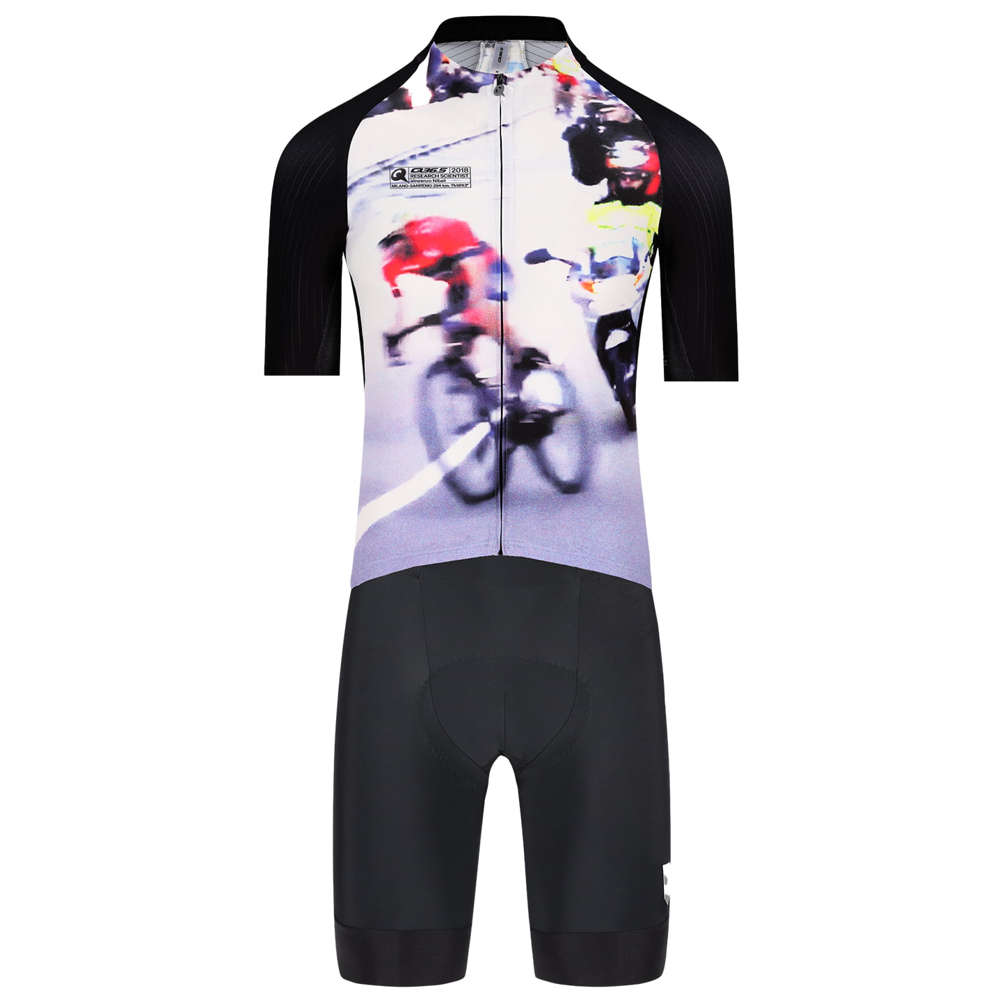 Q36.5 Milano-Sanremo Nibali 2025 Set (fietsshirt + fietsbroek) set (2