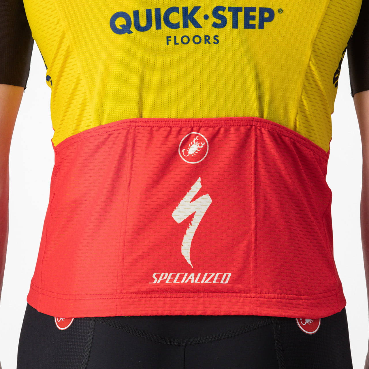 SOUDAL QUICK-STEP Short Sleeve Jersey Belgian Champion 2023