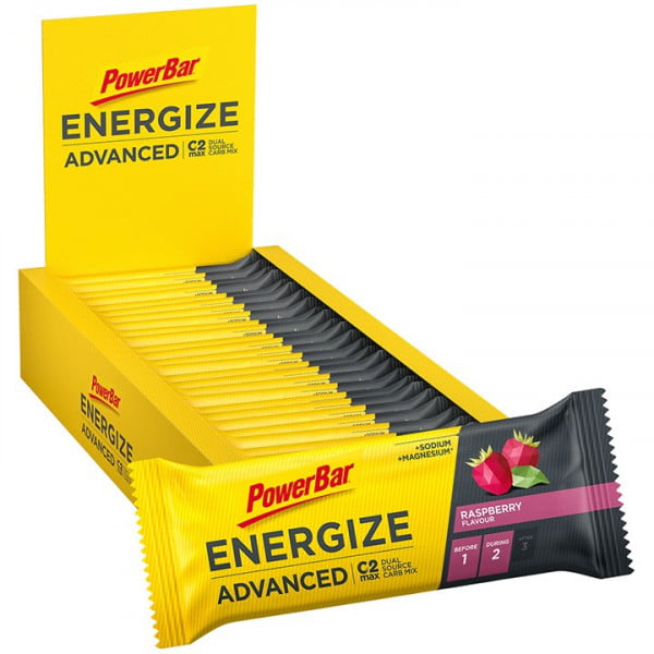 Energize Advanced Bar Raspberry 25 units/box Energize Advanced Bar Raspberry 25 units/box