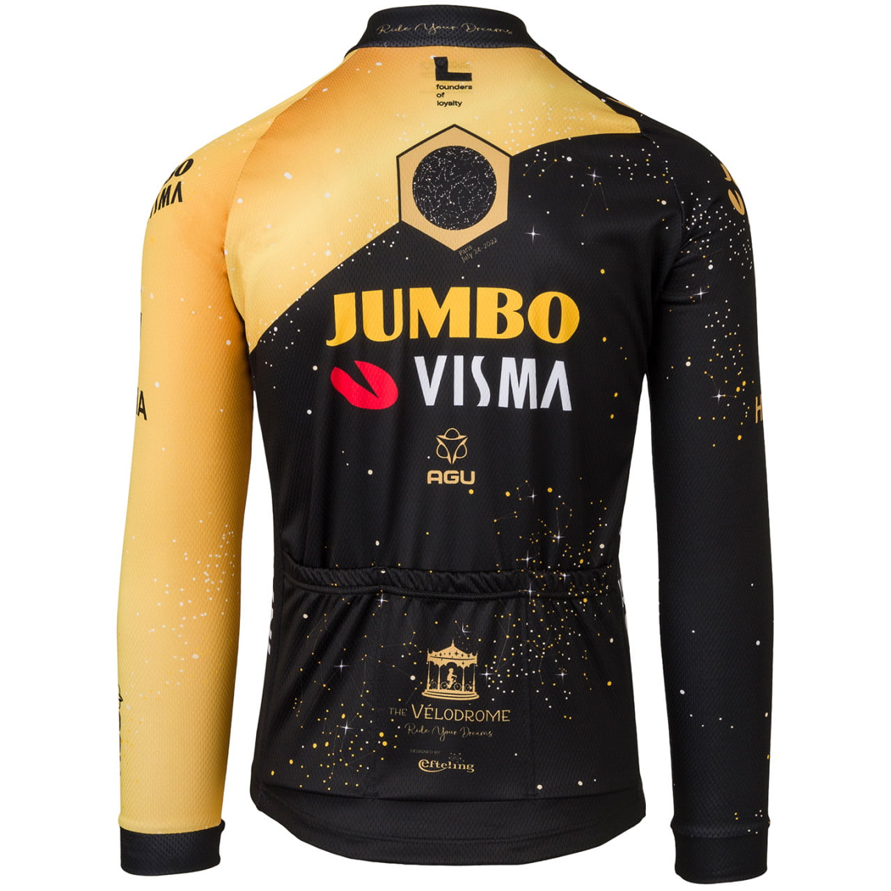 TEAM JUMBO-VISMA Shirt met lange mouwen TdF 2023