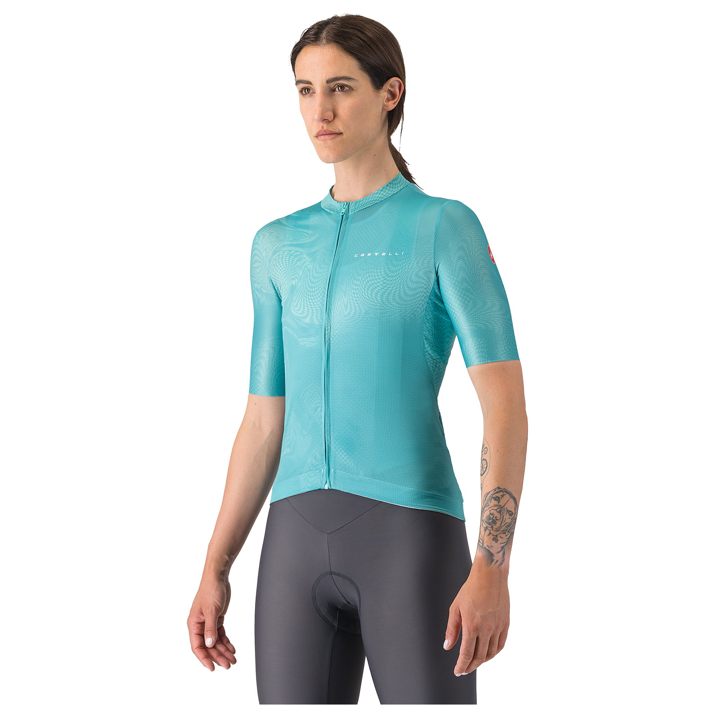 CASTELLI Fantasia damesfietsshirt, Maat L, Fietsshirt, Fietskleding