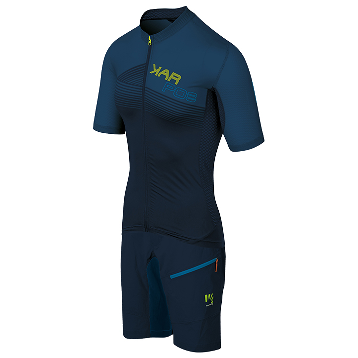 KARPOS Green Fire Set (fietsshirt + fietsbroek) set (2 artikelen), voor heren