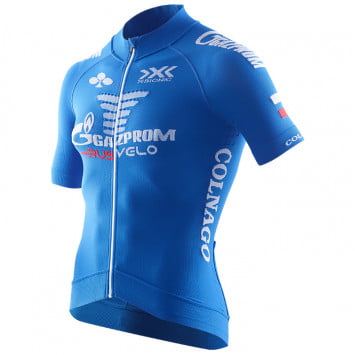GAZPROM - RUSVELO fietsshirt met korte mouwen 2018 GAZPROM - RUSVELO fietsshirt met korte mouwen 2018