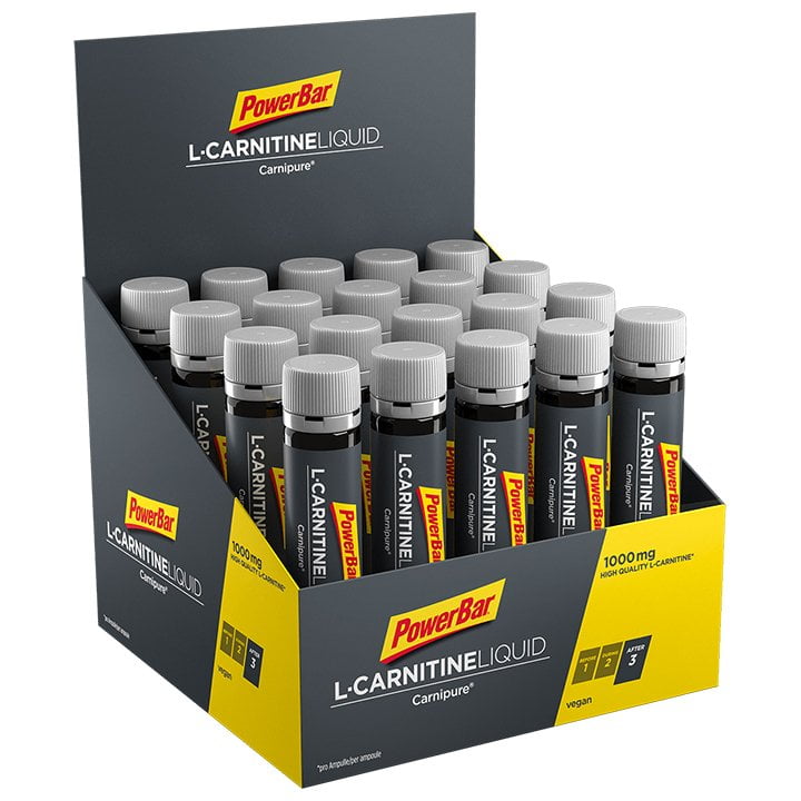 Ampollas POWERBAR L-Carnitin liquid 20 unidades/caja ampollas, Bebida energética
