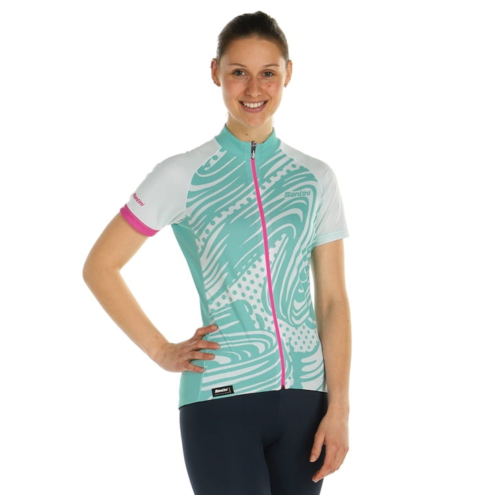 SANTINI Giada Pop Women’s Cycling Jersey Women’s Short Sleeve Jersey, size M, Cycling jersey, Cycle clothing