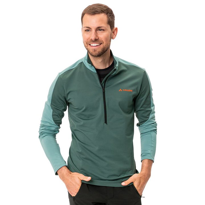 VAUDE Shirt met lange mouwen Livigno halfzip II fietsshirt met lange mouwen, voo
