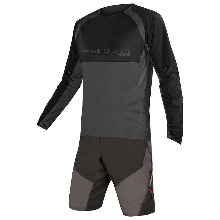 ENDURA MT500 Burner II Set (fietsshirt + fietsbroek) set (2 artikelen), voor her