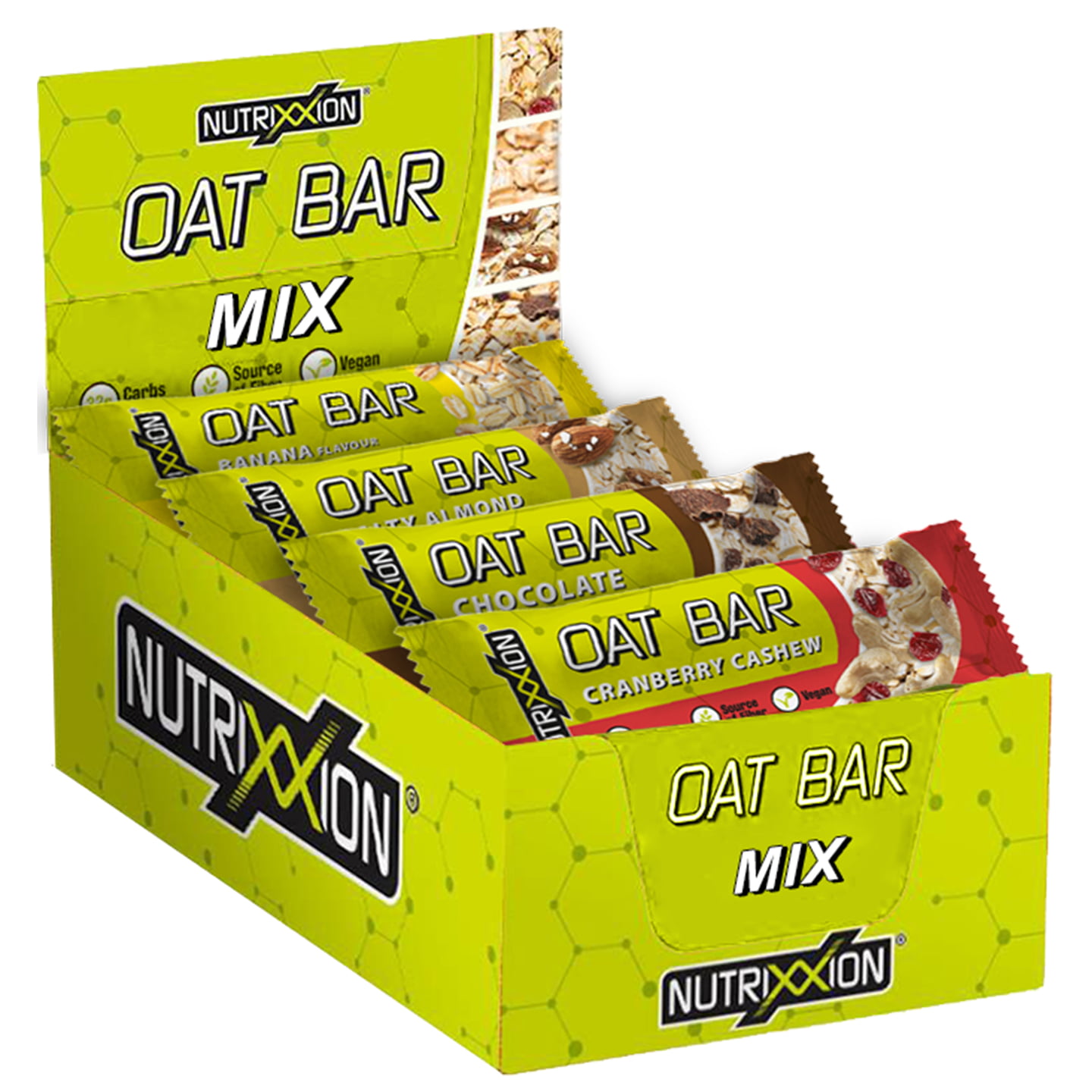 NUTRIXXION Energy Oat Mixed 20 bars Bar, Sports food